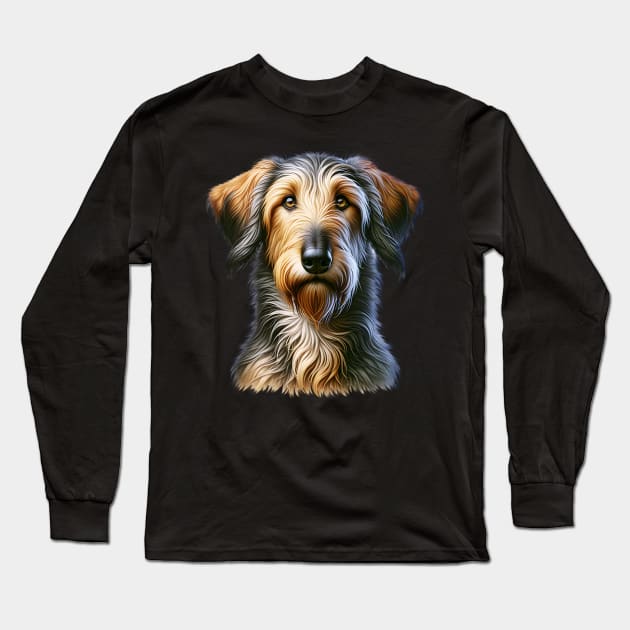 Scottish Deerhound Long Sleeve T-Shirt by The Jumping Cart